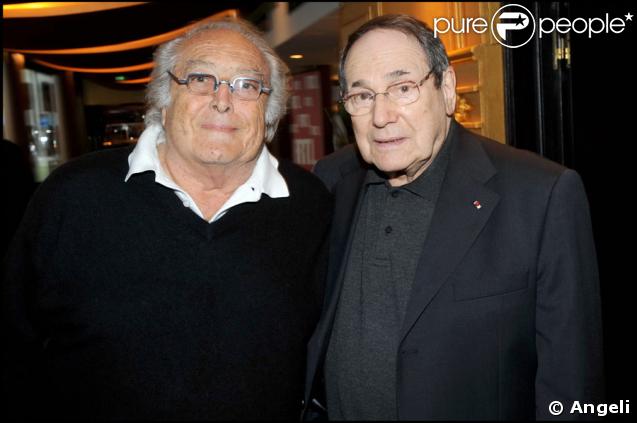 Georges Lautner et Robert Hossein 