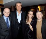 Le Professeur Saillant, Dominique Desseigne, Michelle Yeoh et Jean Todt 