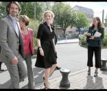 Nathalie Kosciusko-Morizet visite la PME Vizelia, aux côtés de Chantal Jouanno. 01/05/09 