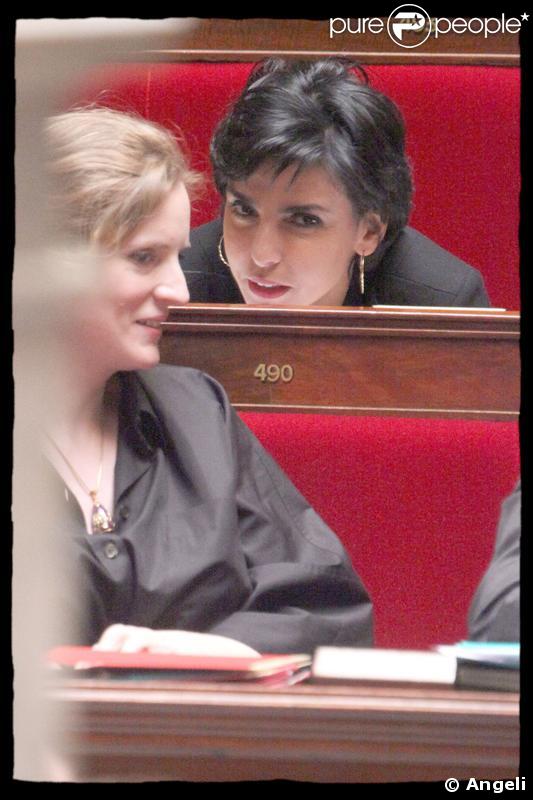 Nathalie Kosciusko-Morizet et Rachida Dati à l'Assemblée Nationale. 06/05/09 