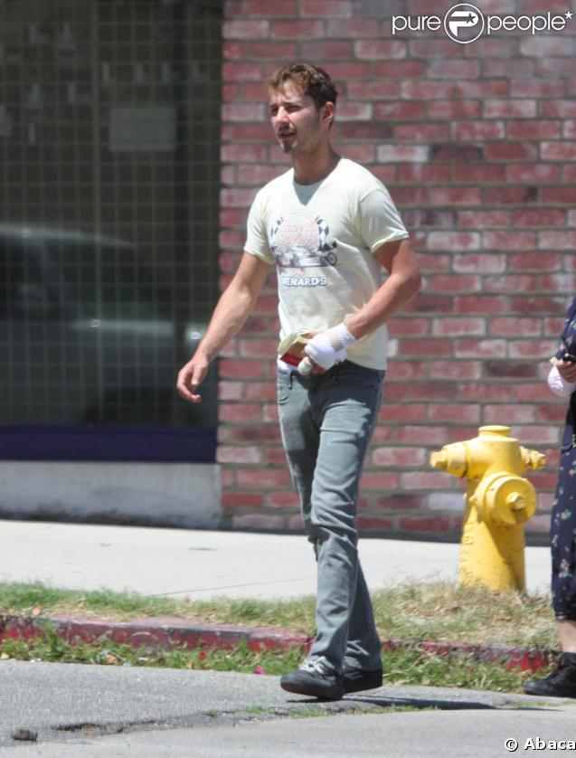 Shia Labeouf à Los Angeles 