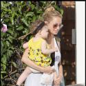 Nicole Richie, toujours aussi épanouie, est de retour à Los Angeles... avec son adorable fille !