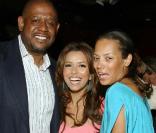 Eva Longoria dans son restaurant pour une vente de charité avec Keisha et Forest Whitaker  