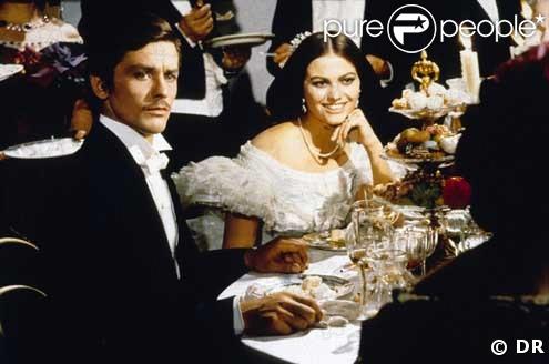 Alain Delon et Caudia Cardinale dans Le Guépard