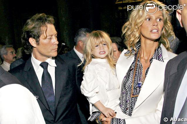 Arpad Busson, Elle MacPherson et leur fils Aurelius Cy Andrea 