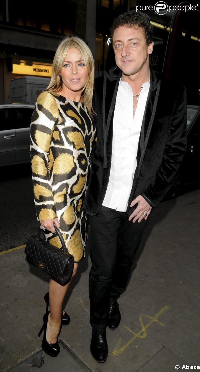 Patsy Kensit et son mari Jeremy Healy lors de la soirée de charité Hogan & Best Buddies à Londres le 13 mai 2009