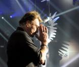 Johnny Hallyday à St Etienne lors de sa tournée d'adieux, le Tour 66, mai 2009