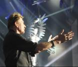 Johnny Hallyday à St Etienne lors de sa tournée d'adieux, le Tour 66, mai 2009