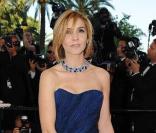 Clotilde Courau avant la projection de Looking for Eric, au Festival de Cannes, le 18 mai 2009