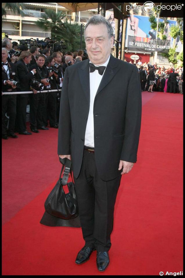 Stephen Frears avant la projection de Looking for Eric, au Festival de Cannes, le 18 mai 2009