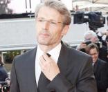Lambert Wilson avant la projection de Looking for Eric, au Festival de Cannes, le 18 mai 2009