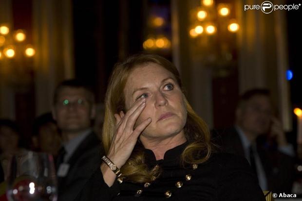 Sarah Ferguson, émue en voyant une vidéo
