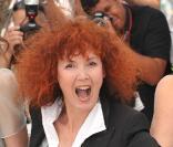 Sabine Azéma lors du photocall le 20 mai 2009 des Herbes Folles présenté au 62e Festival de Cannes