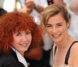 Sabine Azéma et Anne Consigny lors du photocall le 20 mai 2009 des Herbes Folles présenté au 62e Festival de Cannes