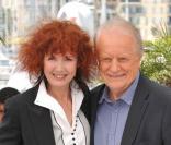 André Dussollier et Sabine Azéma lors du photocall le 20 mai 2009 des Herbes Folles présenté au 62e Festival de Cannes