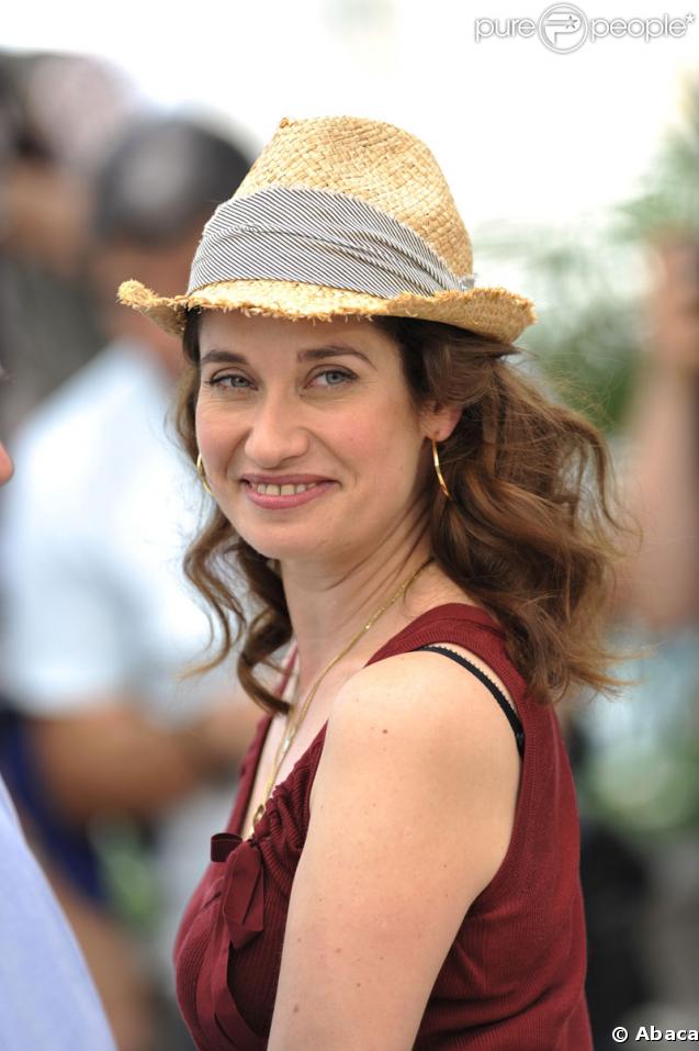 Emmanuelle Devos lors du photocall du film A l'origine le 21 mai 2009 durant le Festival de Cannes