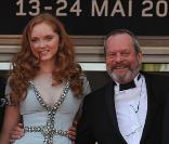 L'équipe du film L'Imaginarium du docteur Parnassus présenté hors-compétition au 62e Festival de Cannes le 22 mai 2009 : Terry Gilliam et Lily Cole 
