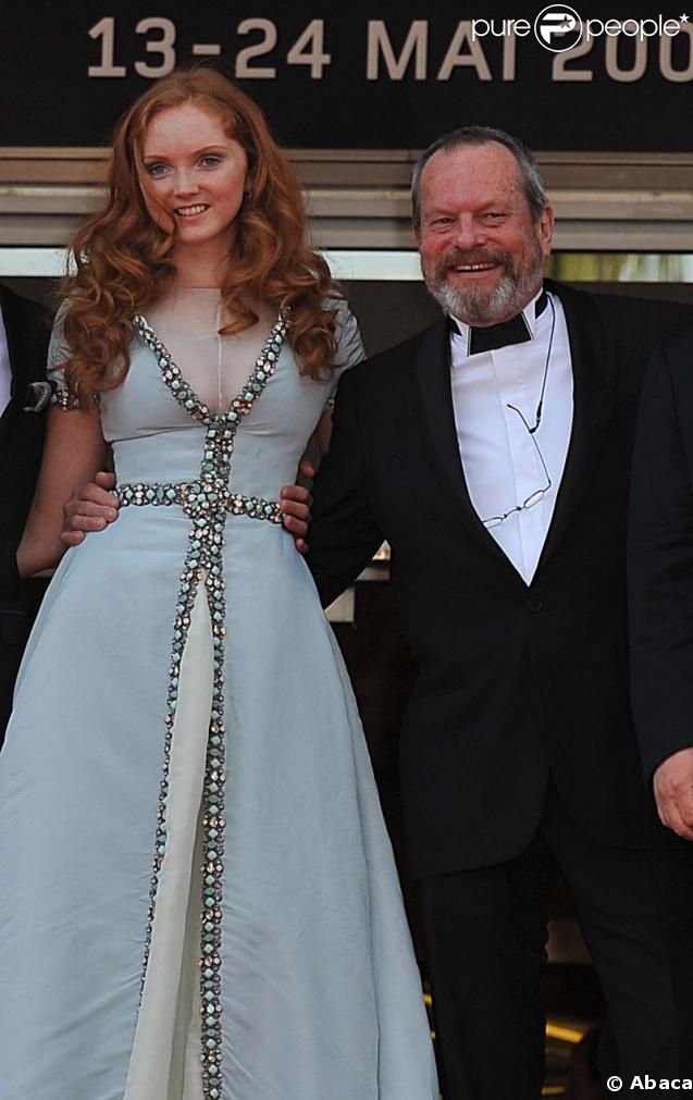 L'équipe du film L'Imaginarium du docteur Parnassus présenté hors-compétition au 62e Festival de Cannes le 22 mai 2009 : Terry Gilliam et Lily Cole 