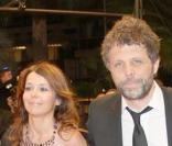 Montée des marches Cannes 2009 : Stephane Guillon et Muriel Cousin 