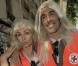 Adeline Blondieau et son compagnon jouent les blondes pour la bonne cause. Aujourd'hui une chose est sûre, c'est un couple bien assorti !