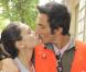 Adeline Blondieau et son homme, avec ou sans perruque... c'est l'amour fou ! C'est trop mignon.