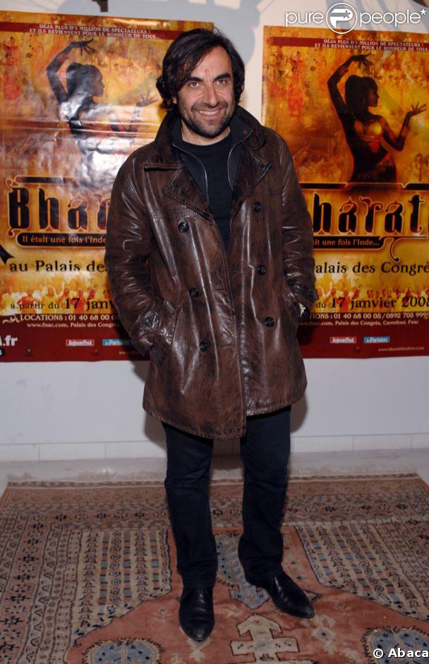 André Manoukian, juré de Nouvelle Star, assiste à la première de la comdie Bharati au Palais des Congrès