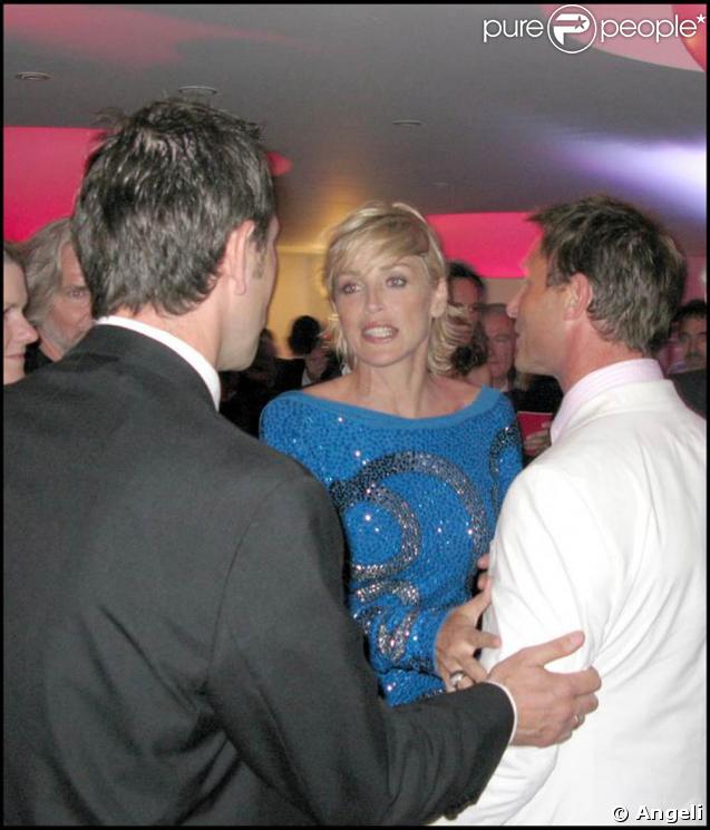 Sharon Stone, lors de la grande soirée de l'amfAR, le 21 mai 2009, lors du 62e Festival de Cannes !