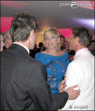 Sharon Stone, lors de la grande soirée de l'amfAR, le 21 mai 2009, lors du 62e Festival de Cannes !