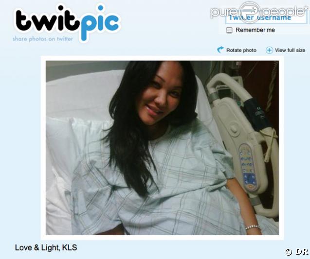 Kimora Lee Simmons se prépare pour son accouchement en mai 2009 