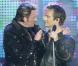 Johnny Hallyday et David Hallyday, le 30 mai 2009, au Stade de France !