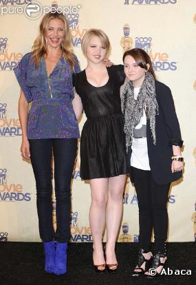 Cameron Diaz est venue accompagnée aux MTV Movie Awards le 31 mai 2009. A ses côtés,   Sofia Vassilieva et Abigail Breslin (jeune prodige de Little Miss Sunshine)