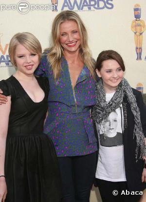 Cameron Diaz est venue accompagnée aux MTV Movie Awards le 31 mai 2009. A ses côtés,   Sofia Vassilieva et Abigail Breslin (jeune prodige de Little Miss Sunshine)