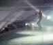 Johnny Hallyday lors des ultimes répétitions de son Tour 66 au Stade de France, jeudi 28 mai 2009, devant un millier de privilégiés. Un show tout en décontraction, avant l'apothéose des 29, 30, et 31 mai !