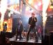 Johnny Hallyday lors des ultimes répétitions de son Tour 66 au Stade de France, jeudi 28 mai 2009, devant un millier de privilégiés. Un show tout en décontraction, avant l'apothéose des 29, 30, et 31 mai !