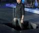 Johnny Hallyday lors des ultimes répétitions de son Tour 66 au Stade de France, jeudi 28 mai 2009, devant un millier de privilégiés. Un show tout en décontraction, avant l'apothéose des 29, 30, et 31 mai !