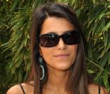 La jolie Karine Ferri a profité du lundi de Pentecôte pour faire un tour à Roland Garros