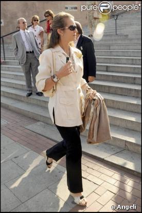 Elena d'Espagne aux arènes de Madrid, le 3 juin 2009