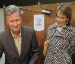 Mathilde et Philippe de Belgique ont voté pour les élections européennes 2009