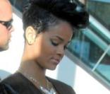 Rihanna à son arrivée au match des Lakers