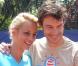 Elodie Gossuin et son mari Bertrand, lors du tournoi des personnalités de Roland-Garros qui s"est tenu du 2 au 5 juin 2009 !