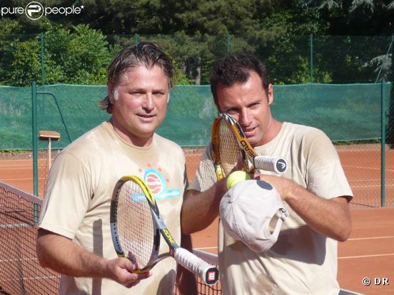 Nicolas Deuil lors du tournoi des personnalités de Roland-Garros qui s'est tenu du 2 au 5 juin 2009 !