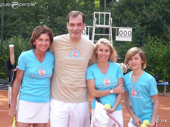 Samuel Labarthe lors du tournoi des personnalités de Roland-Garros qui s'est tenu du 2 au 5 juin 2009 !