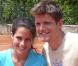 Clémence Castel et son frère lors du tournoi des personnalités de Roland-Garros qui s"est tenu du 2 au 5 juin 2009 !
