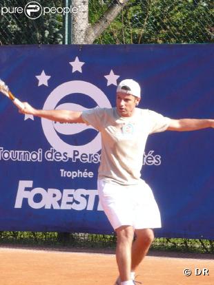 Nicolas Deuil lors du tournoi des personnalités de Roland-Garros qui s'est tenu du 2 au 5 juin 2009 !