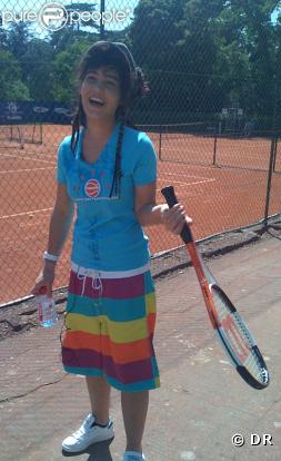 Daphné Cholet lors du tournoi des personnalités de Roland-Garros qui s'est tenu du 2 au 5 juin 2009 !