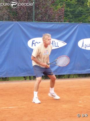 Patrick Poivre d'Arvor lors du tournoi des personnalités de Roland-Garros qui s'est tenu du 2 au 5 juin 2009 !