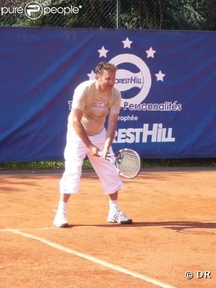 Pierre Sled lors du tournoi des personnalités de Roland-Garros qui s'est tenu du 2 au 5 juin 2009 !