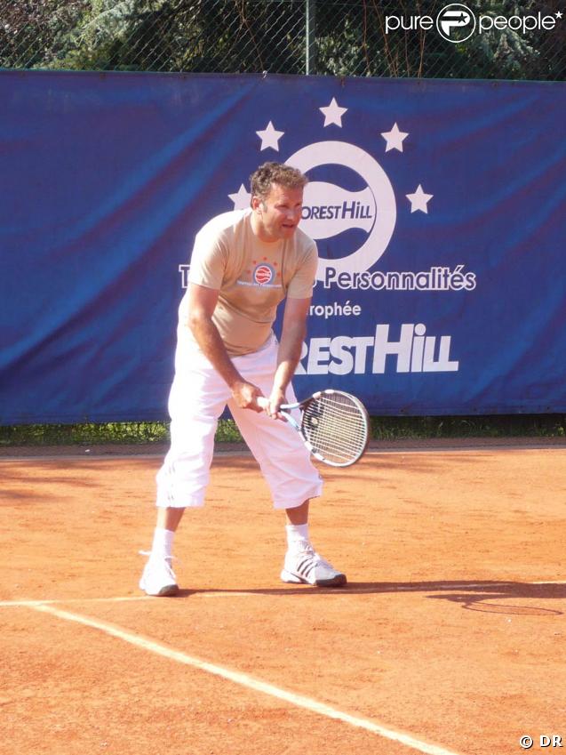 Pierre Sled lors du tournoi des personnalités de Roland-Garros qui s'est tenu du 2 au 5 juin 2009 !