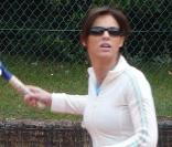 Caroline Barclay lors du tournoi des personnalités de Roland-Garros qui s'est tenu du 2 au 5 juin 2009 !