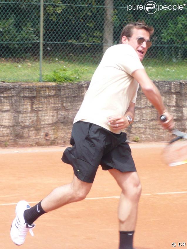 Benjamin Castaldi lors du tournoi des personnalités de Roland-Garros qui s'est tenu du 2 au 5 juin 2009 !